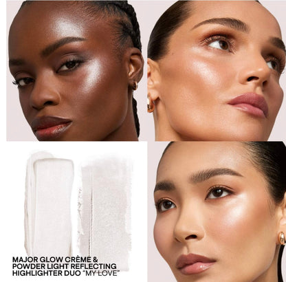 Major Glow Crème & Powder Light Reflecting Translucent Highlighter Duo