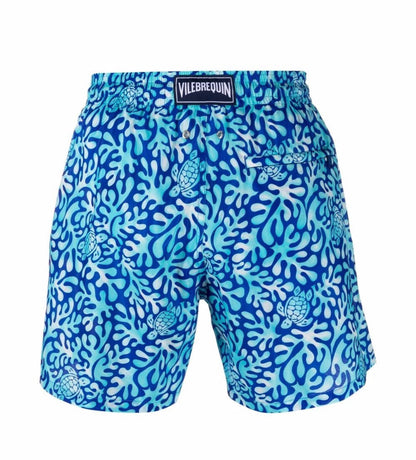 Graphic-Print Swim Shorts