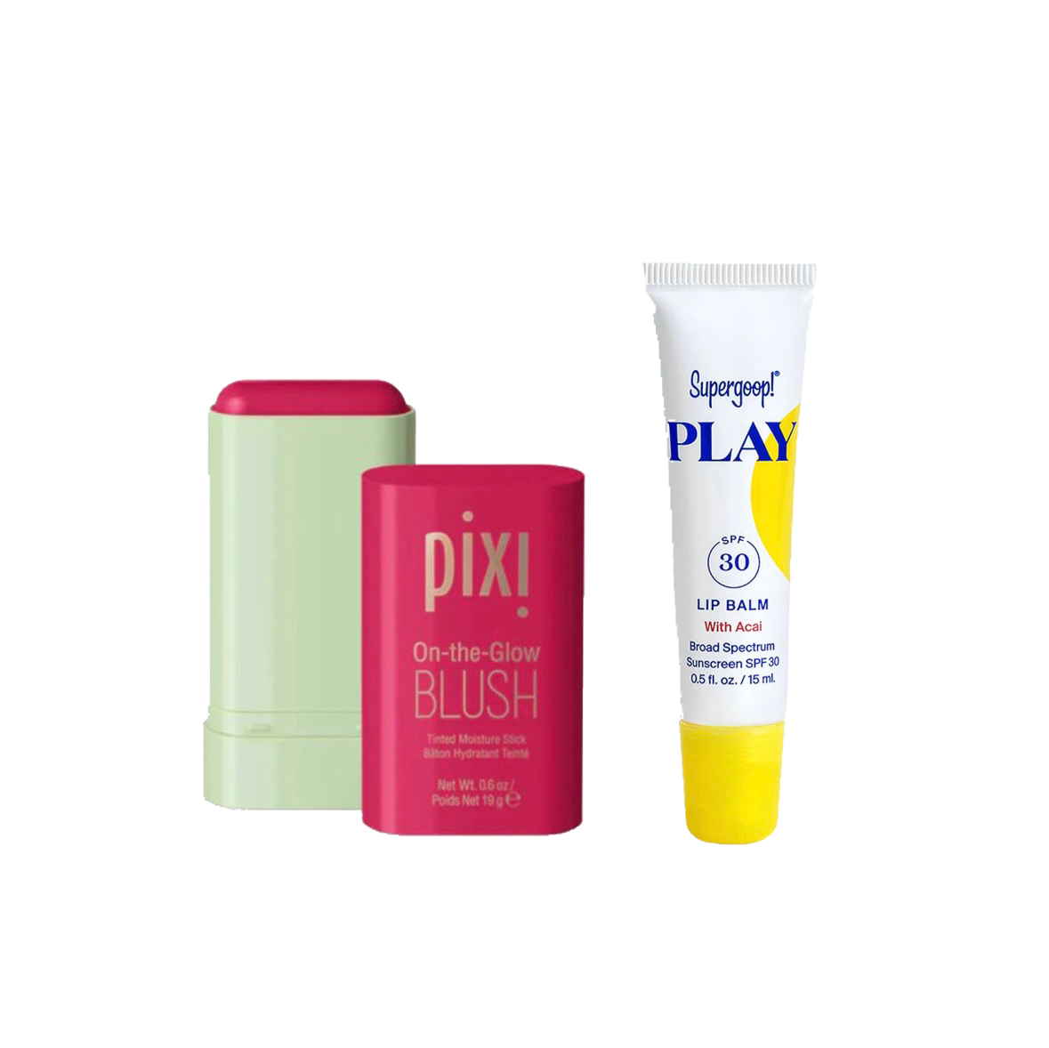 On The Glow Blush X Play Lip Balm