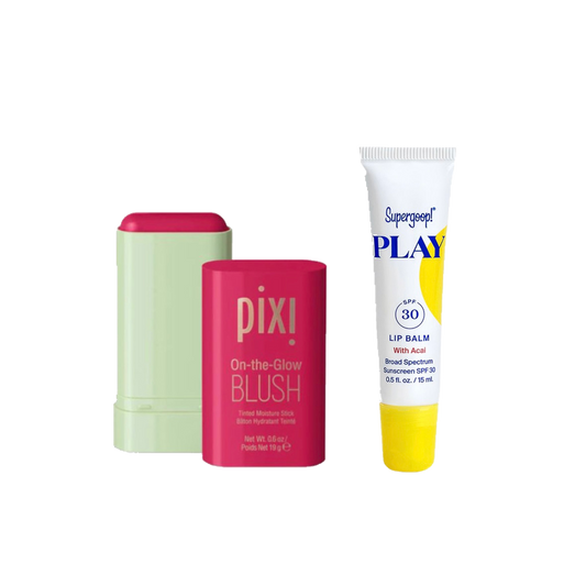 On The Glow Blush X Play Lip Balm