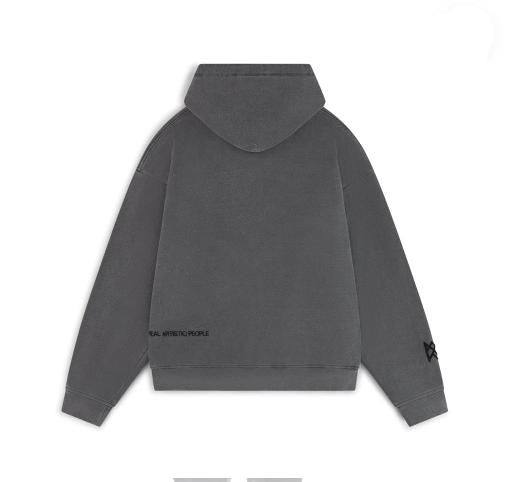 FOR THE CULTURE CRYSTAL HOODIE - CHARCOAL GREY