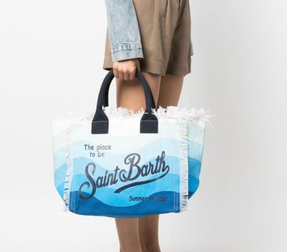 Logo-Print Beach Bag