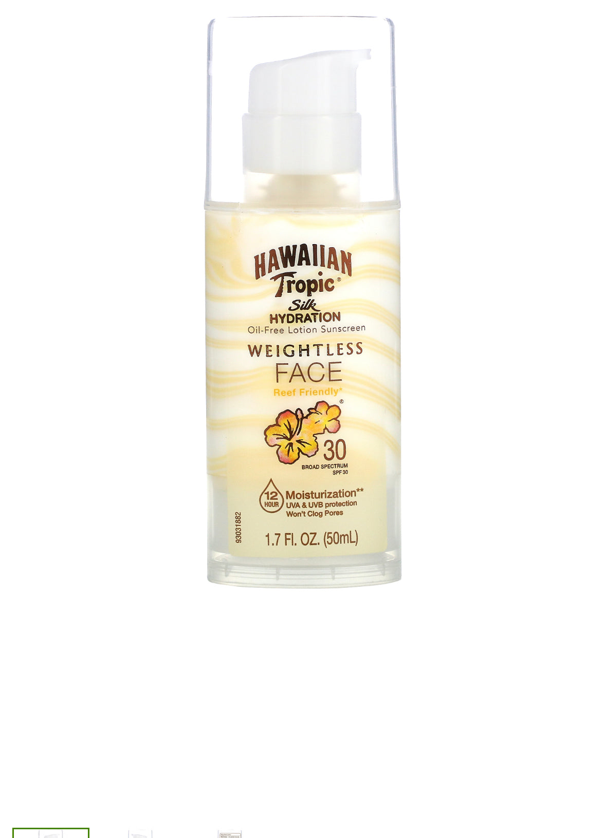 Hydration Weightless FACE sunscreen lotion